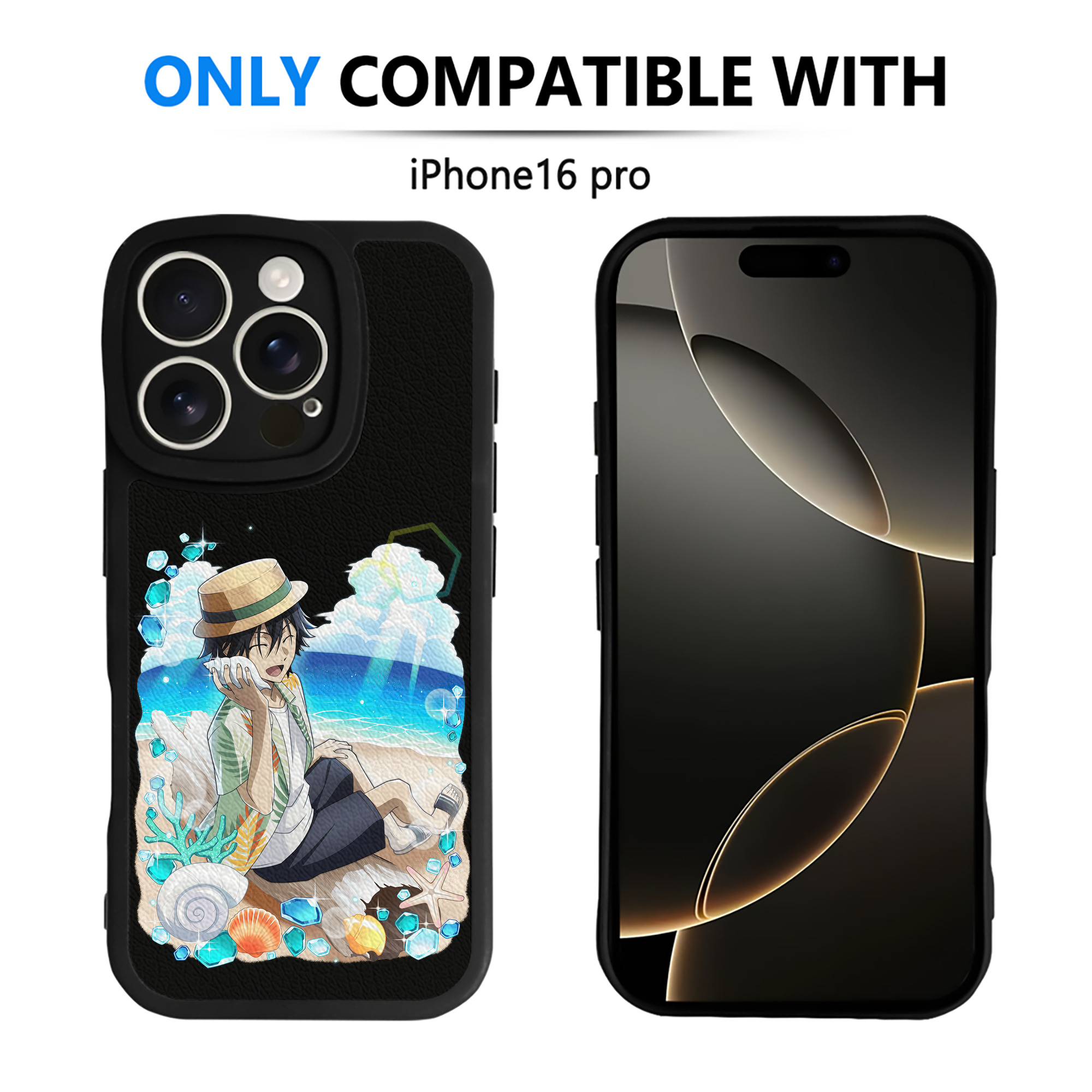 （画像用） 文豪ストレイドッグス Bungo Stray Dogs 【iPhone 16シリーズ対応】シリコンスマホケース（レザー調） 材質：シリコン